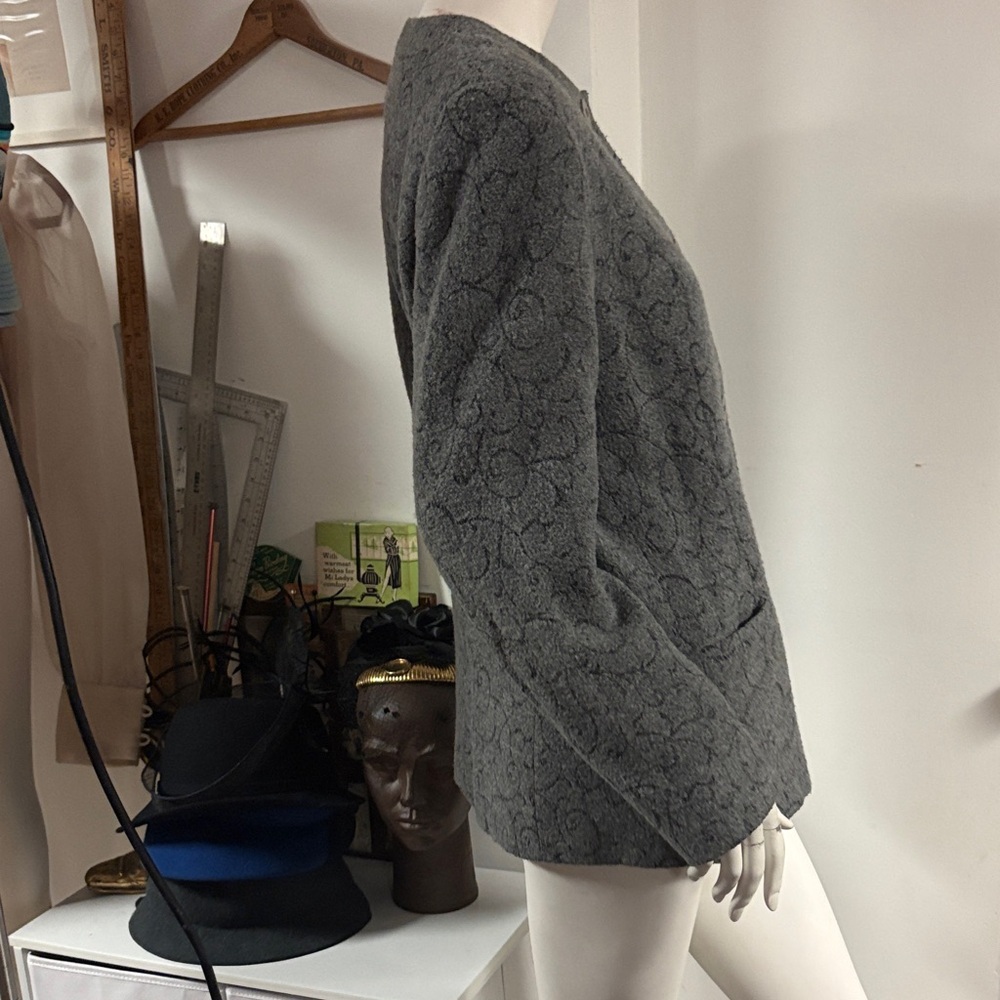 Andrea Viccaro Gray Jacket Small - Picture 4 of 6